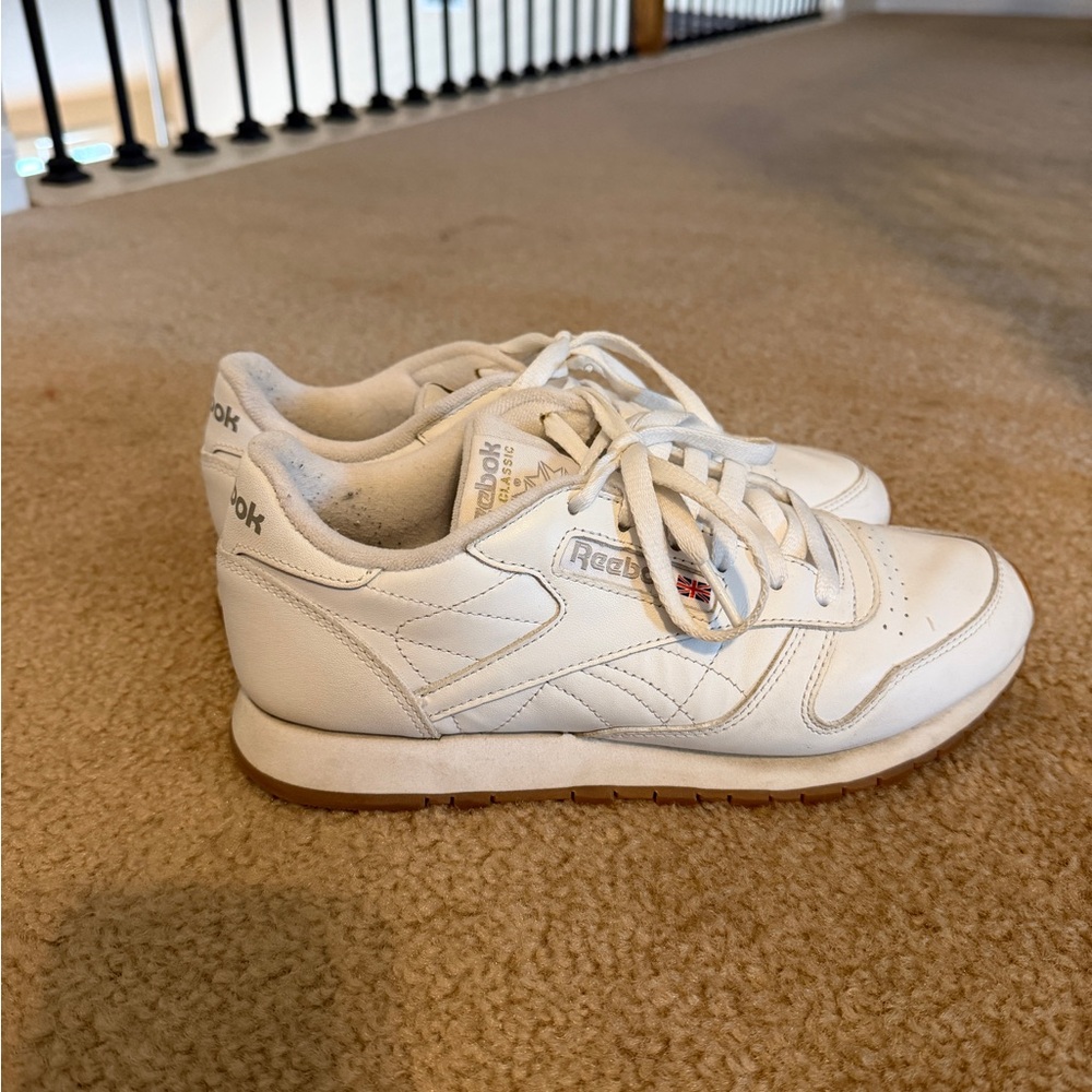 Reebok Classic White Leather Sneakers